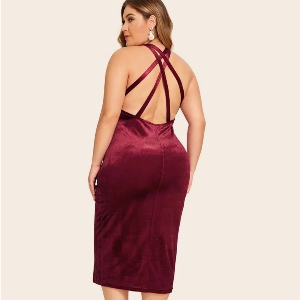 🌴3/$30 Red velvet 🤤 dress by SHEIN size 1x